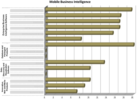 Ranking of Business Intelligence software in the category 'Mobile Business Intelligence' Ranking of Business Intelligence software in the category 'Mobile Business Intelligence'