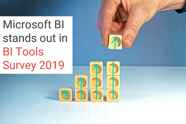 Microsoft BI stands out in BI Tools Survey 2019