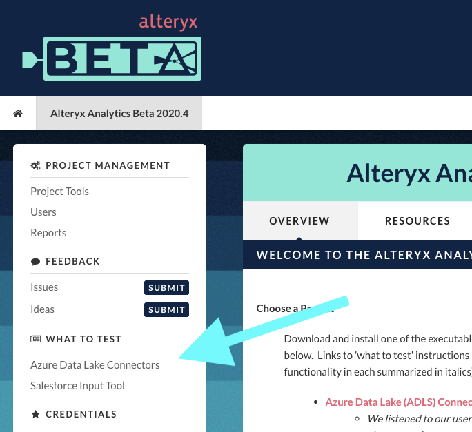 Picture of Alteryx Analytics tools.