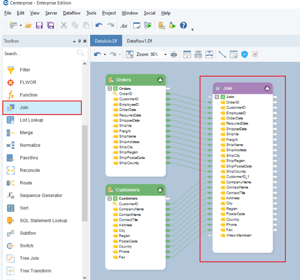 Picture of Astera Data Stack tools.