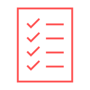 Icon of a checklist