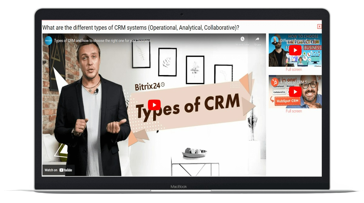 CRM guide learning module
