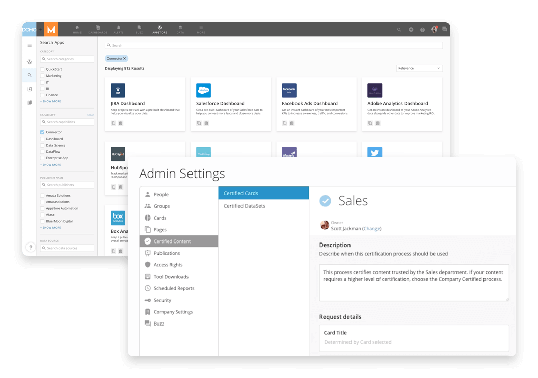 Domo Business Automation in action