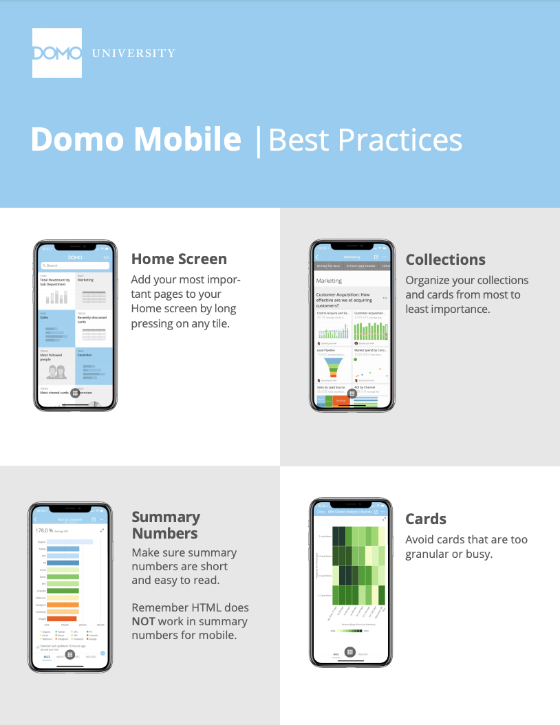 Domo Mobile in action