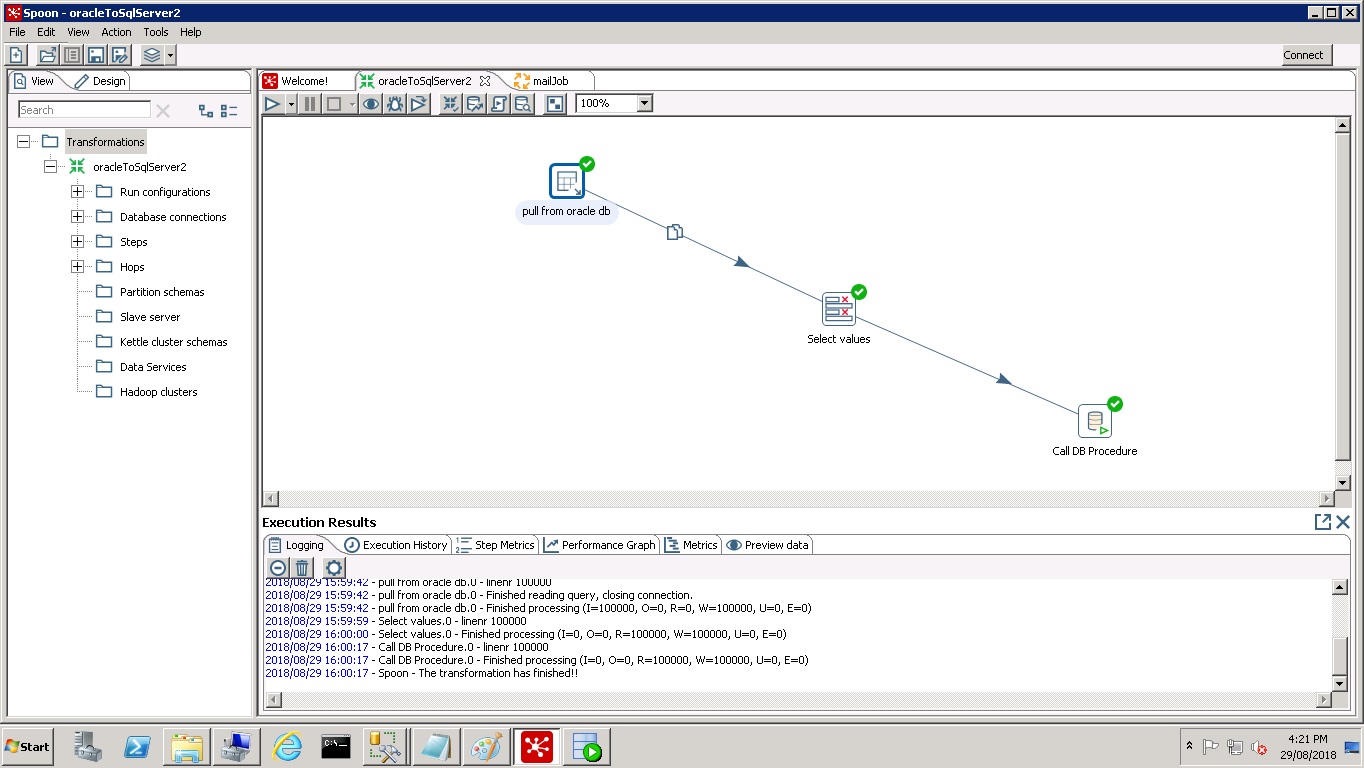 Picture of PDI Community Edition tools.