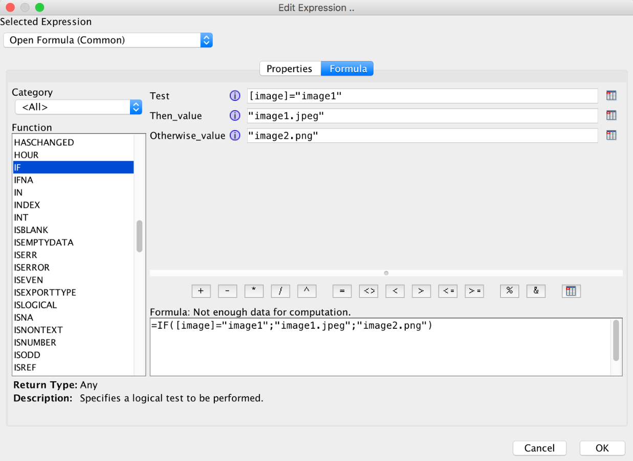 Screen shot of Pentaho Report Designer software.