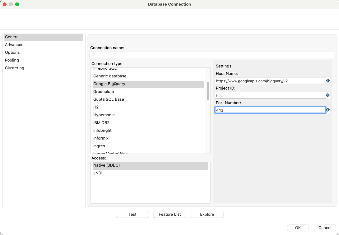 Screen shot of Pentaho Community Edition software.