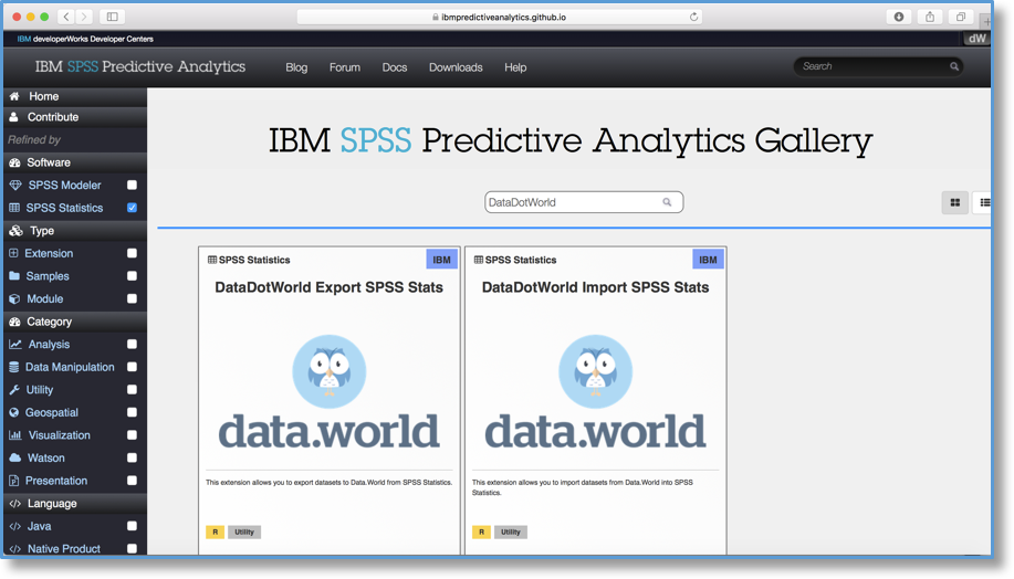 Picture of IBM SPSS Text Analytics tools.
