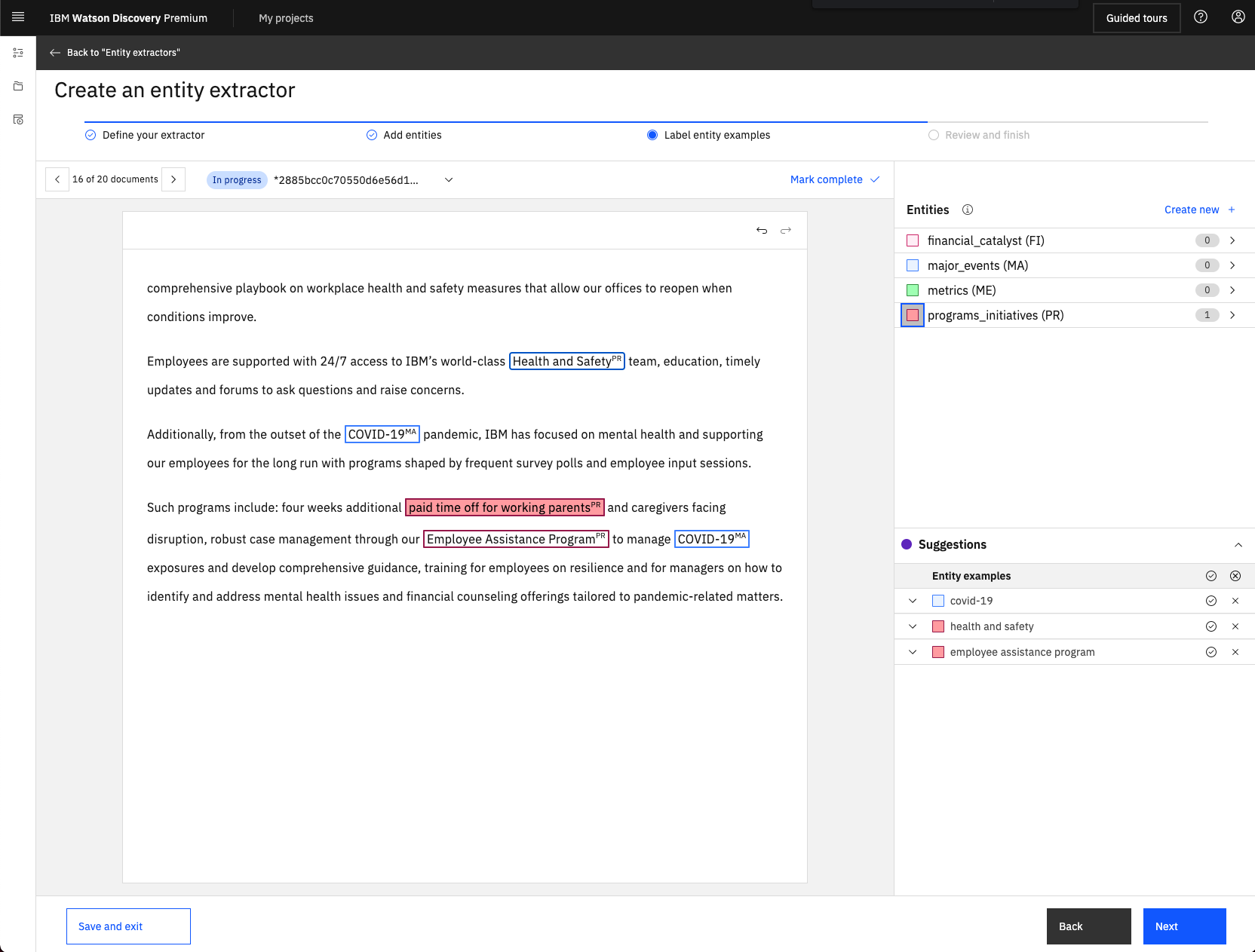 Picture of Watson Natural Language Processing tools.