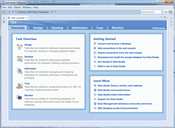 Picture of IBM Data Quality tools.