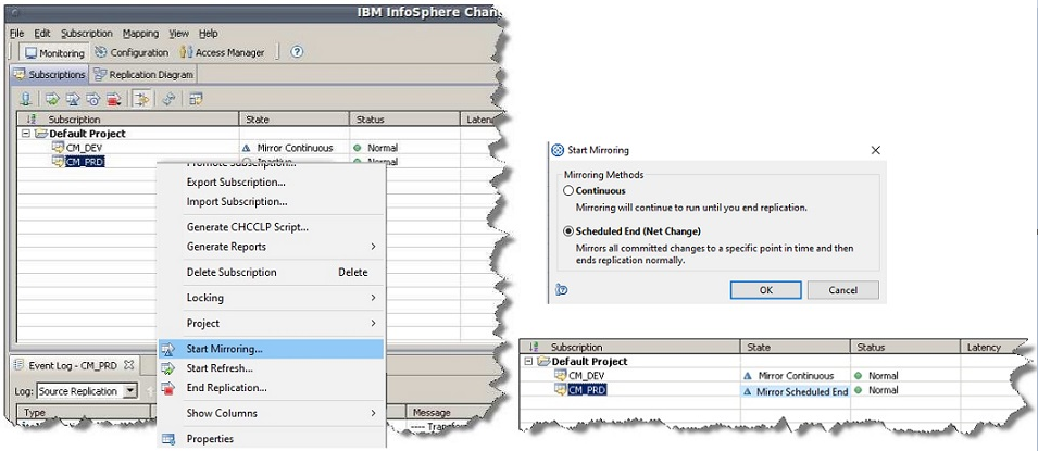 Screen shot of IIDR software.