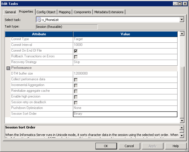 Screen shot of Powercenter Data Virtualization software.