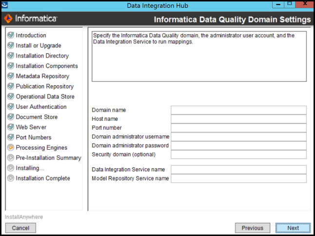 Screen shot of Informatica Data Quality Platform software.