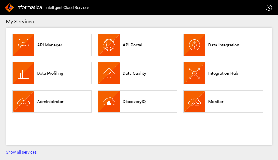 Informatica Intelligent Cloud Services