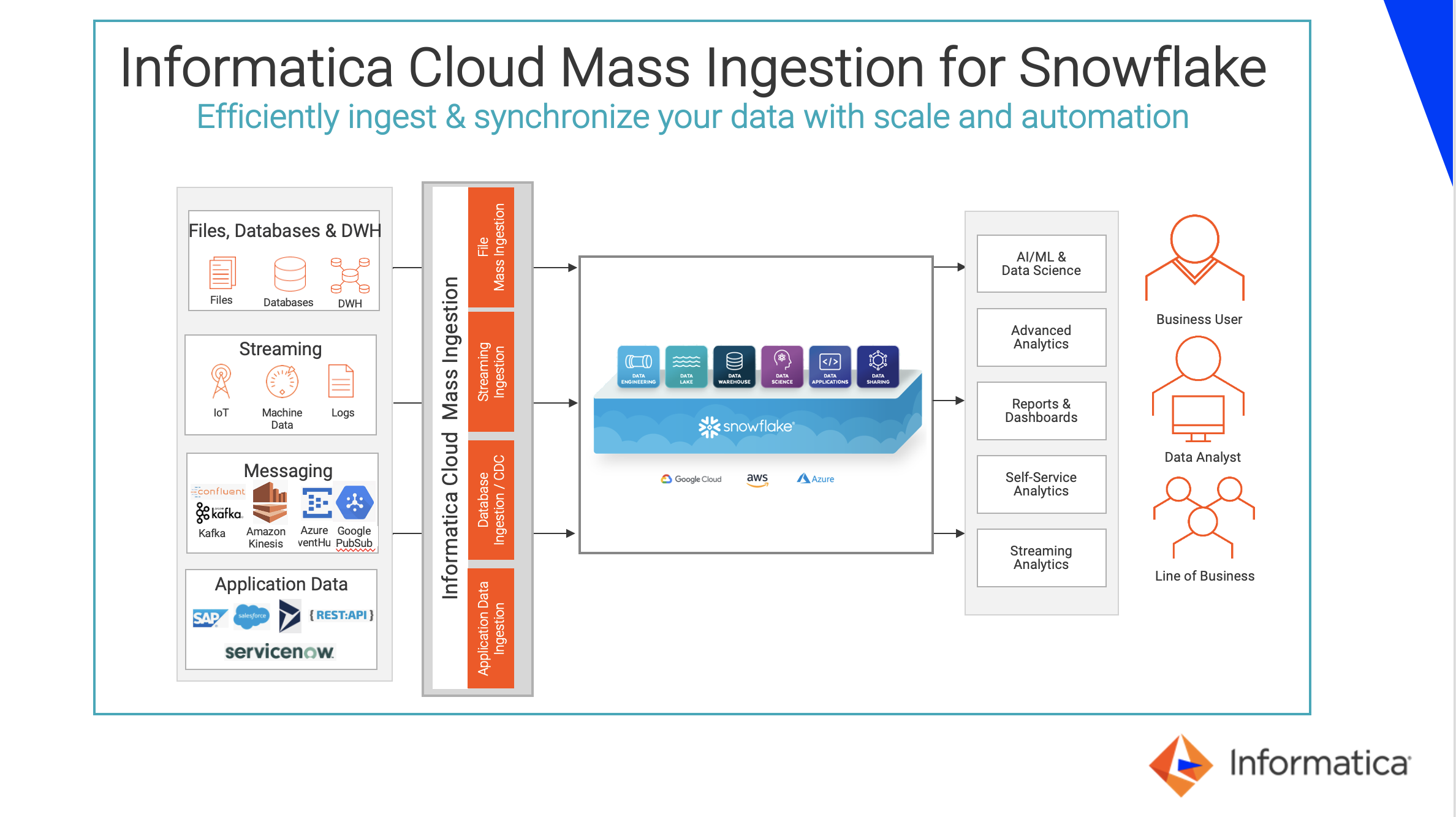 Screen shot of Informatica Mass Ingestion software.