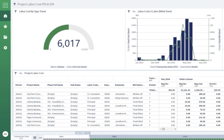 Screen shot of Logi Report Designer software.