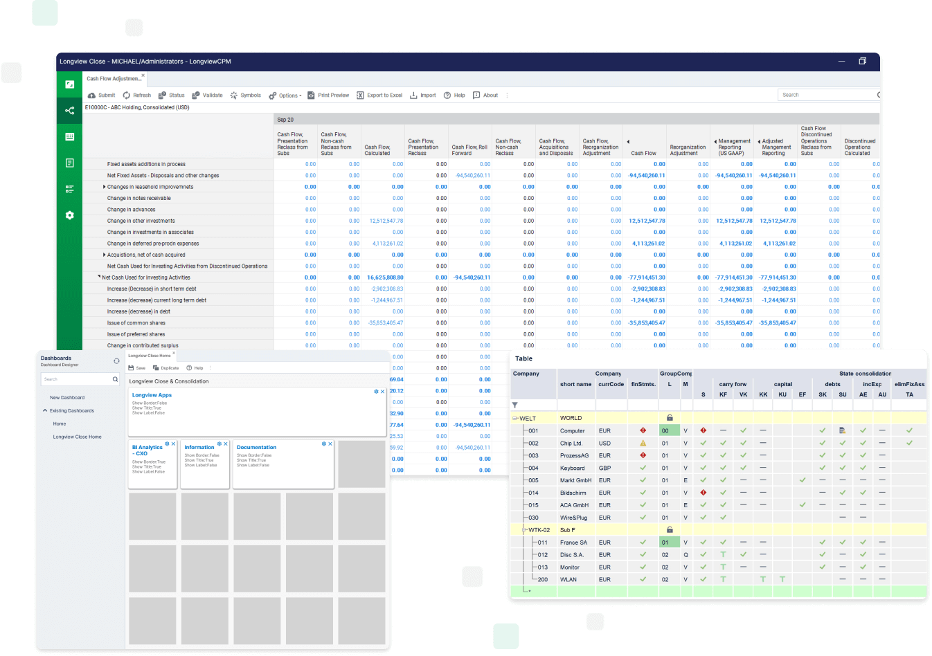 Picture of Logi Report Designer tools.