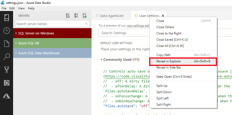 Azure Data Studio in action