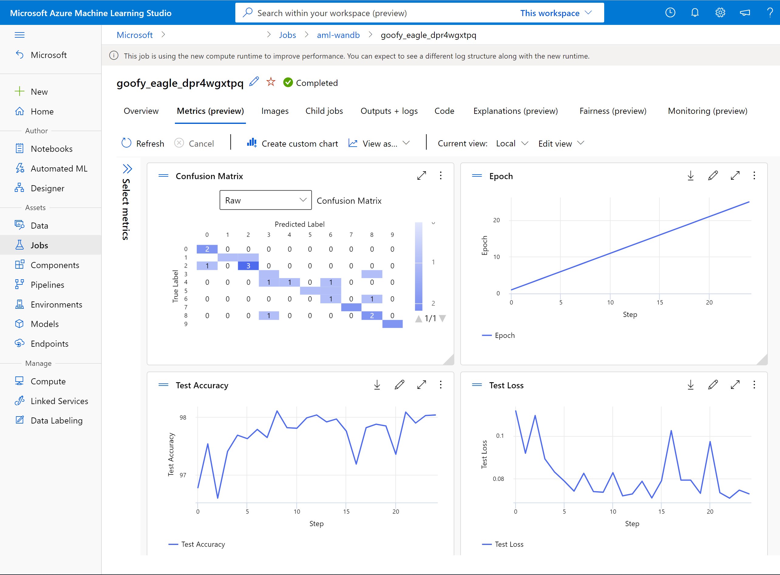 Azure Machine Learning Studio in action