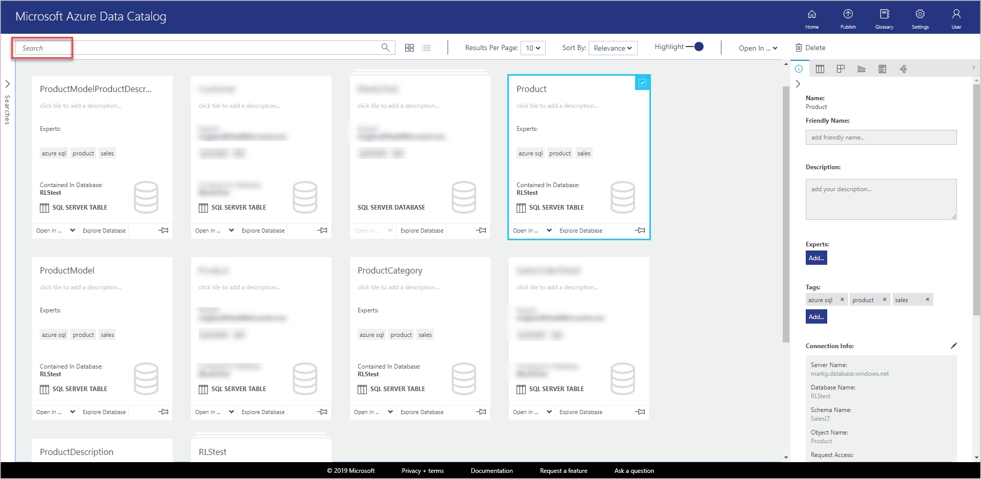 Azure Data Catalog in action