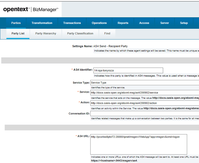 Picture of OpenText BizManager tools.