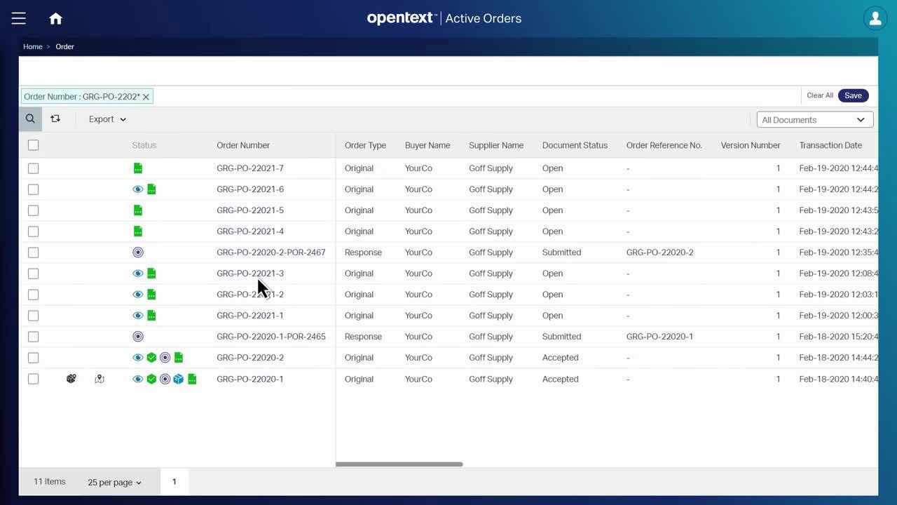 OpenText Contivo in action