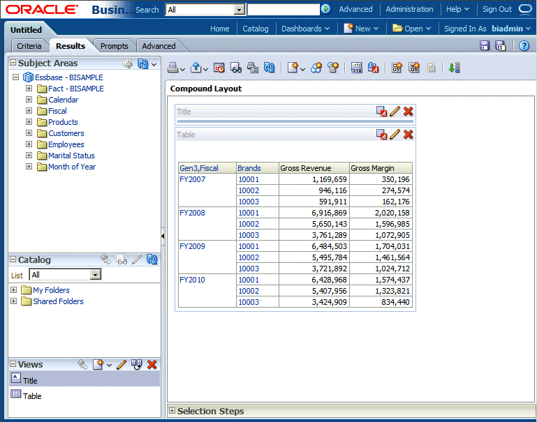 Obi Analytics in action