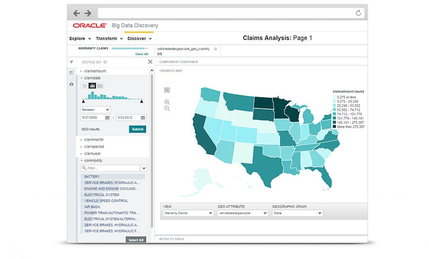 Oracle Big Data Discovery in action