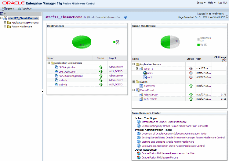 Oracle Bis Discoverer in action