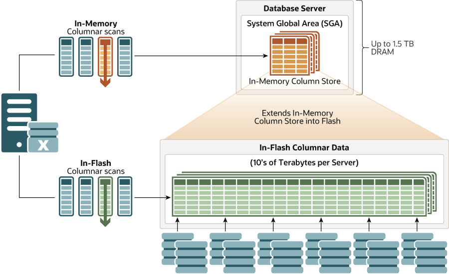 Picture of Oracle Exadata tools.