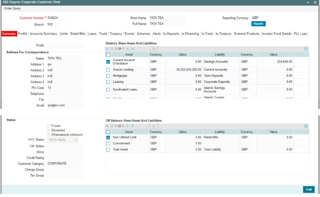 Picture of Oracle Flexcube Universal Banking tools.