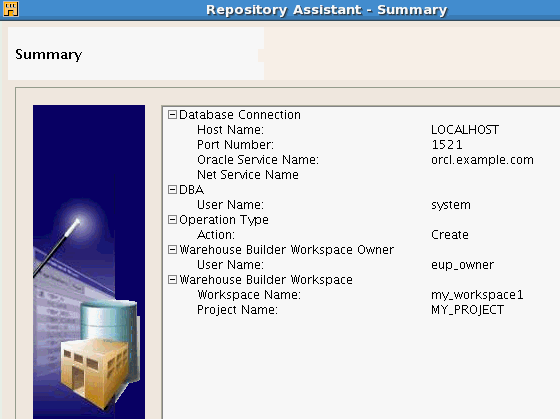 Oracle Warehouse Builder in action