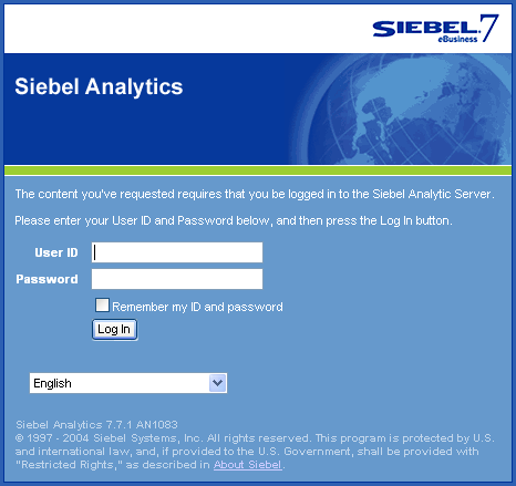 Picture of Siebel Analytics tools.