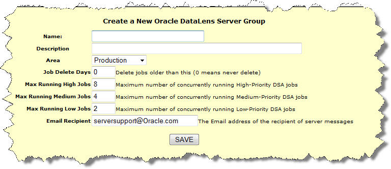 Oracle Datalens Server in action