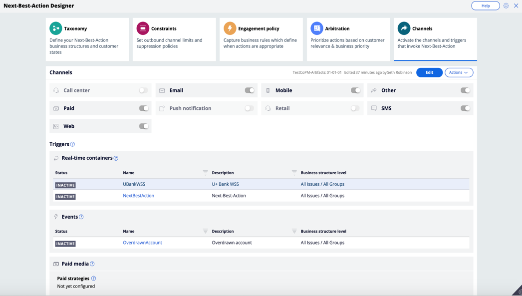 Pega Customer Decision Hub