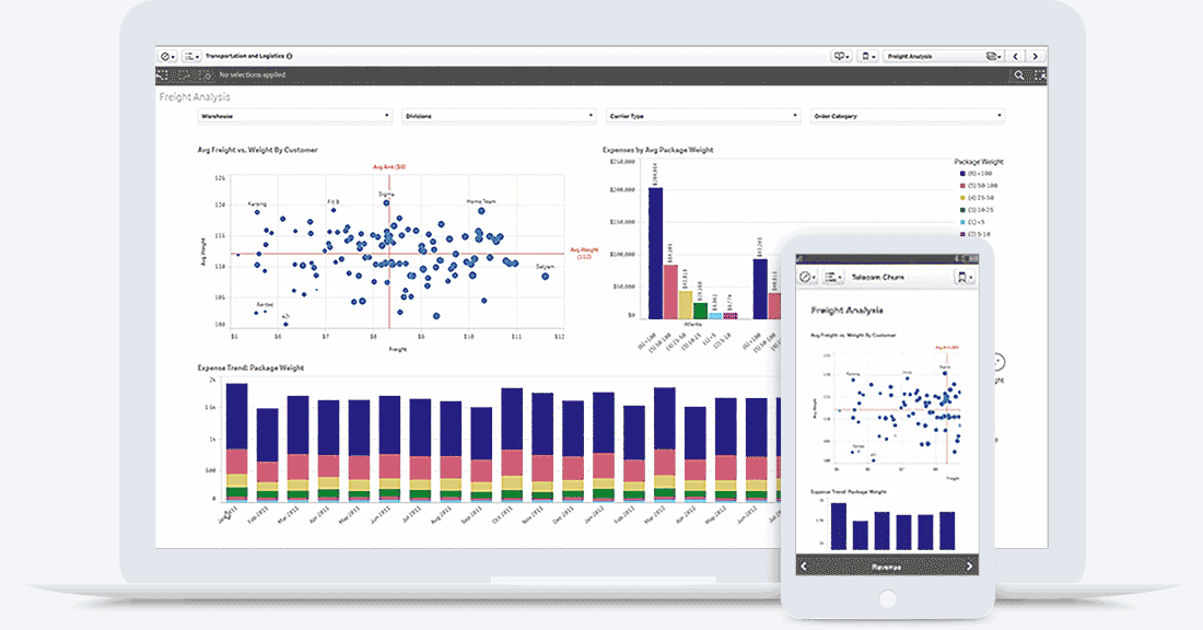 Picture of Qlik SAP Analytics tools.