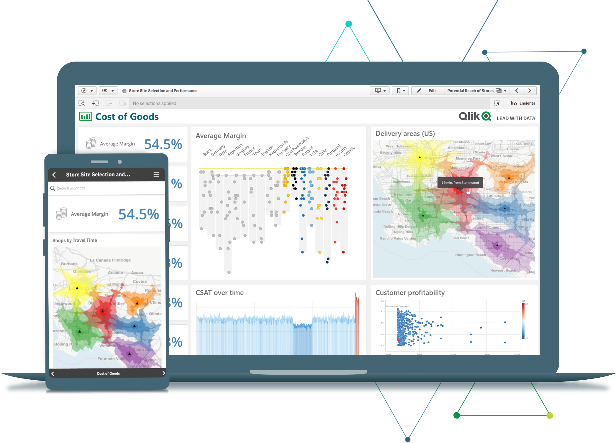Picture of Qlik Sense tools.