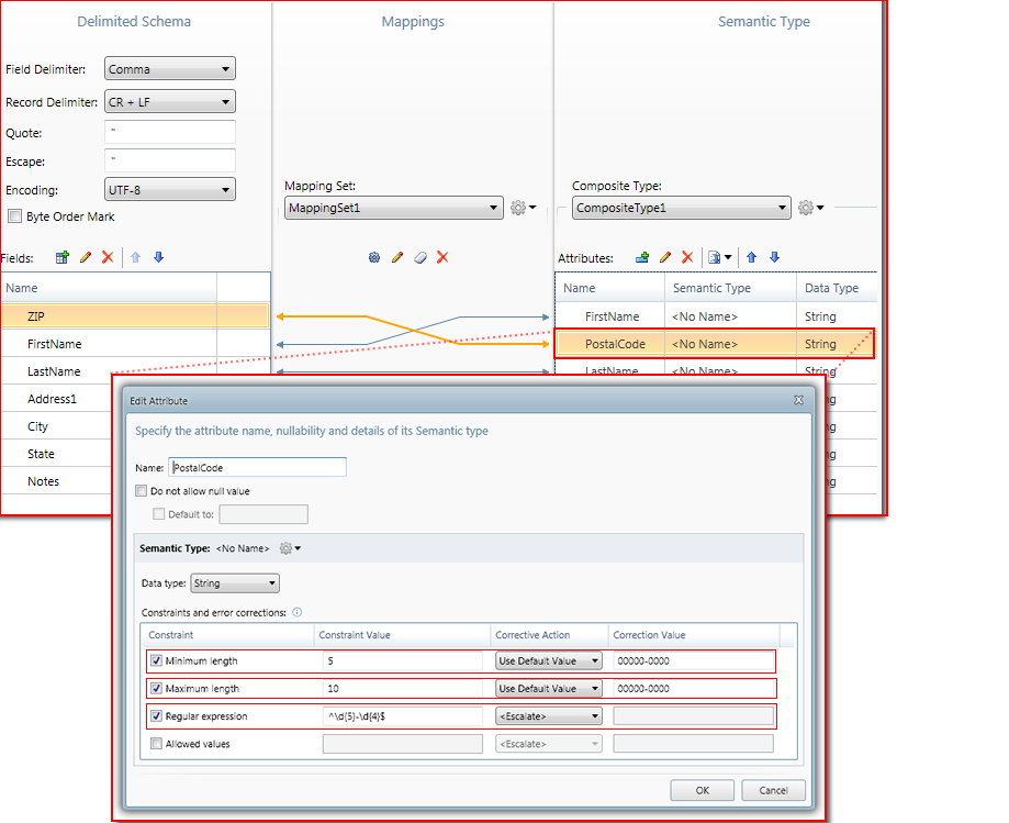 Screen shot of QlikView Expressor software.