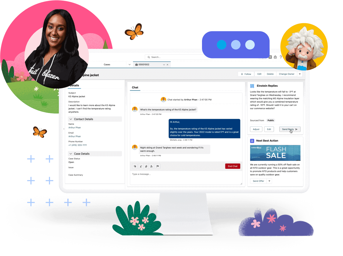 Picture of Salesforce AI tools.