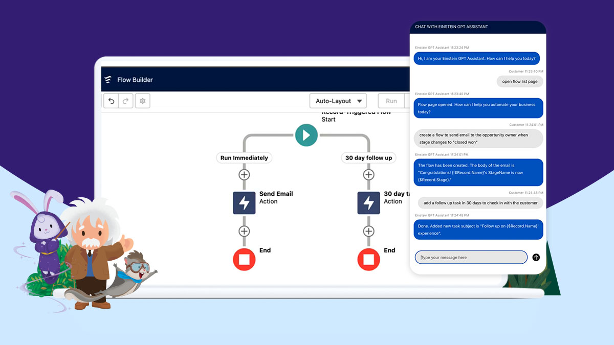 Salesforce AI in action