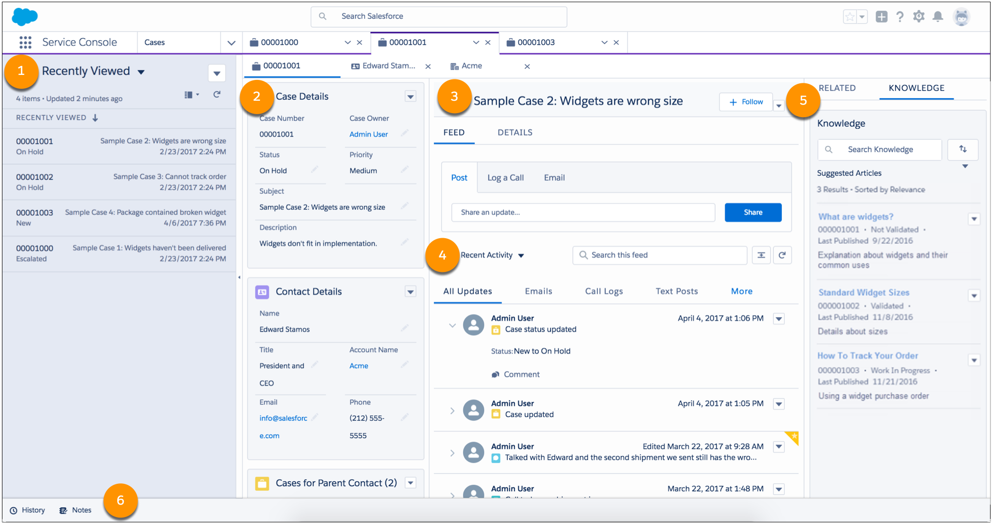 Salesforce Service Cloud in action
