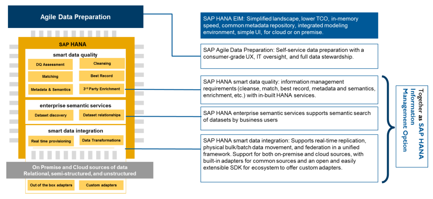 Screen shot of SAP Agile Data Preparation software.