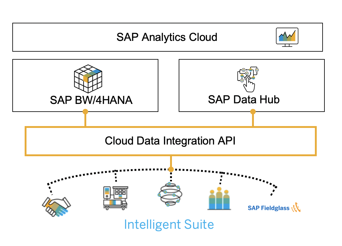 Picture of SAP Data Hub tools.