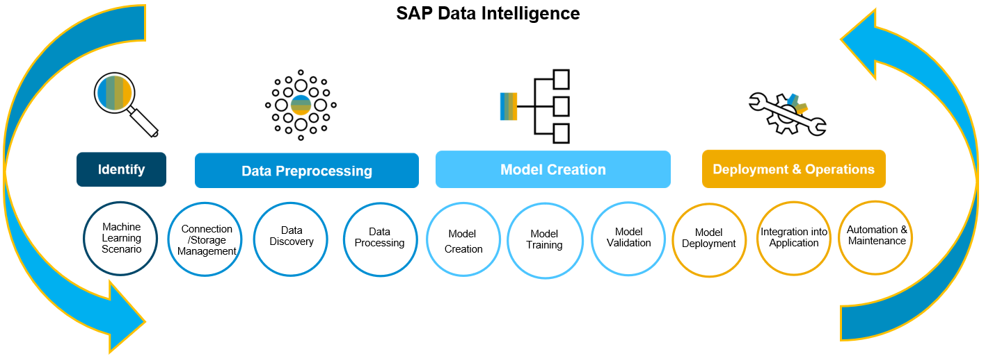 Screen shot of SAP Data Science software.