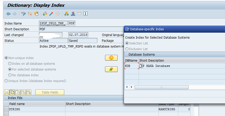 Screen shot of SAP HANA Text Analytics software.
