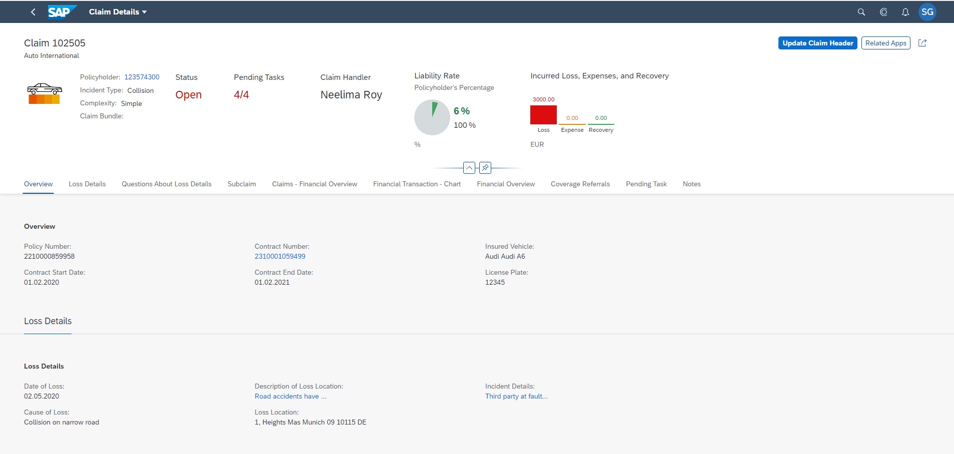 Picture of SAP Insurance Analyzer tools.