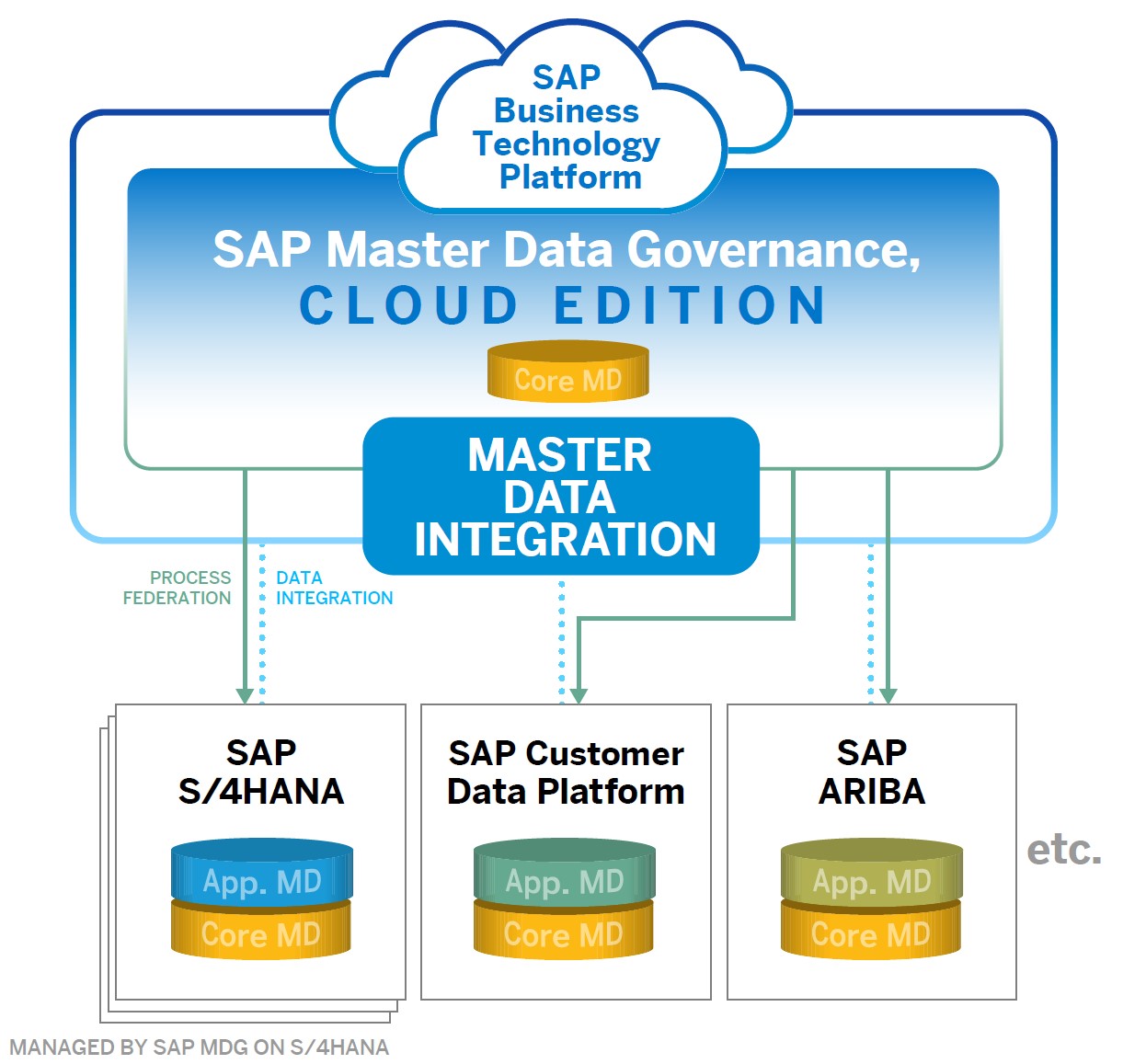 Picture of SAP Master Data Management tools.
