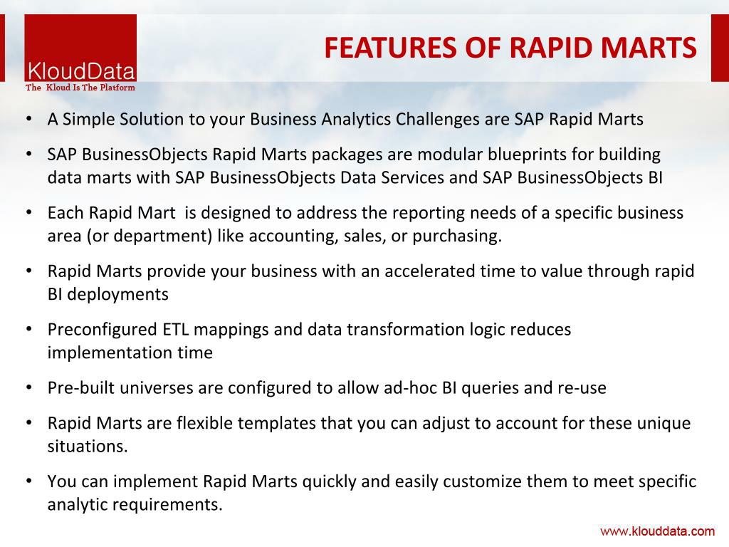 Rapid Marts in action