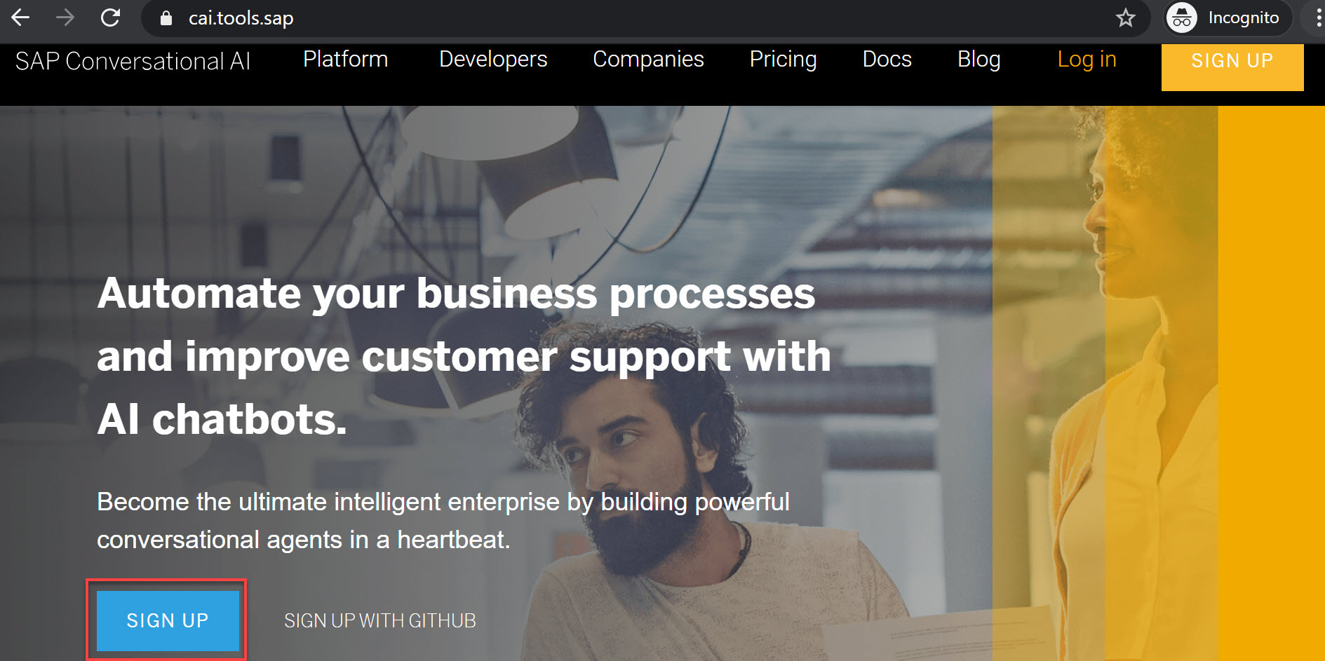SAP Conversational AI in action