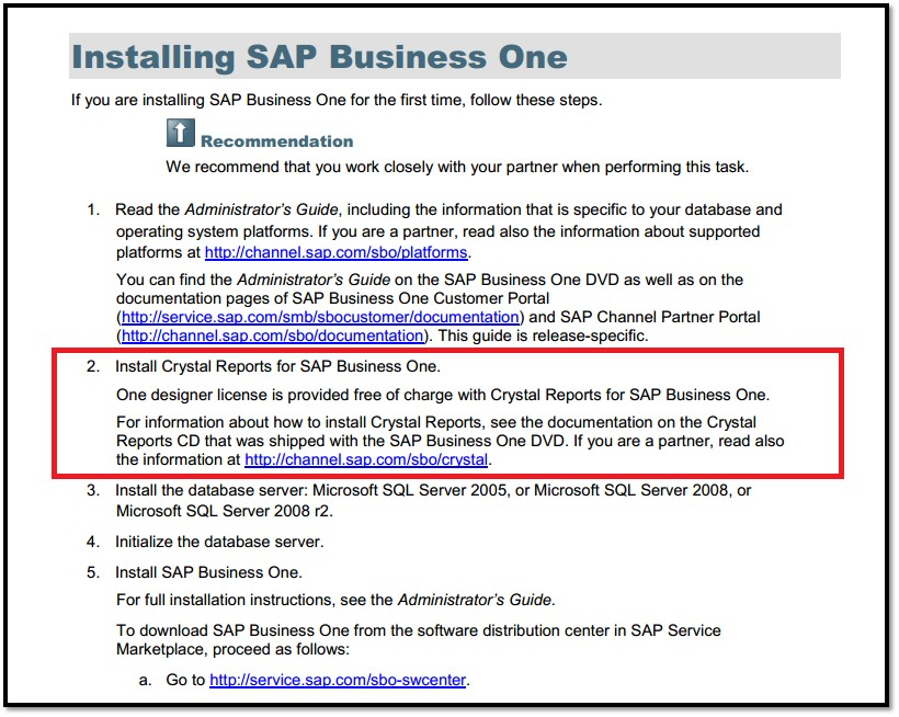 Picture of SAP Crystal Reports tools.